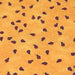 Tissu popeline de coton aux petites coccinelles rouges, fond jaune safran - tissuspapi
