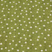 Tissu popeline de coton aux chevrons verts et petits pois écrus 6mm - tissuspapi