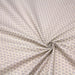 Tissu de coton motif traditionnel japonais géométrique KIKKO grège - Oeko-Tex