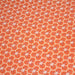 Tissu de coton motif traditionnel japonais géométrique KIKKO orange - Oeko-Tex