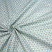 Tissu de coton motif traditionnel japonais géométrique KIKKO vert amande - Oeko-Tex