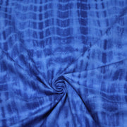 Tissu de coton tie & dye bleu roi - TissusPapi.com
