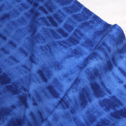 Tissu de coton tie & dye bleu roi - TissusPapi.com