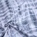 Tissu de coton tie & dye gris-bleu