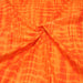 Tissu de coton tie & dye orange