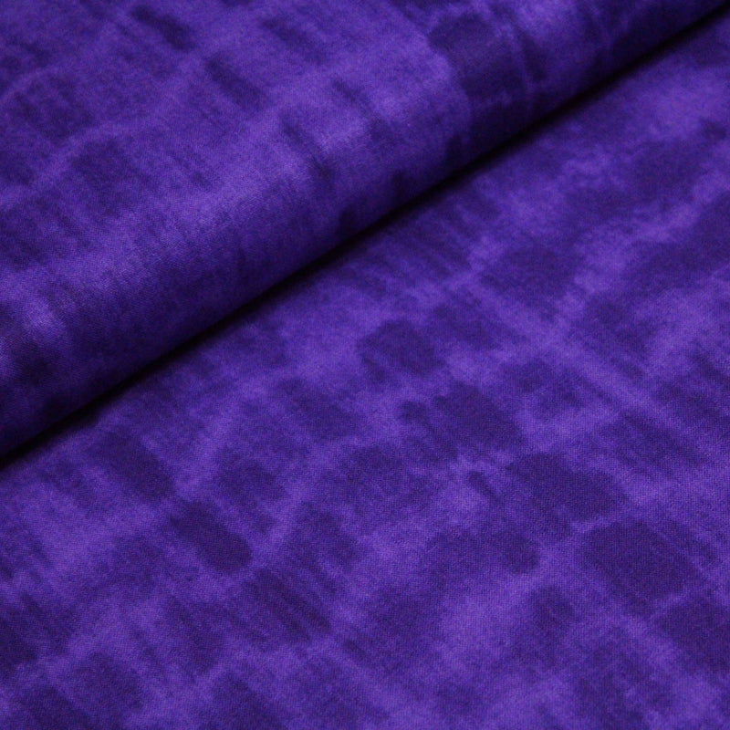 Tissu de coton tie & dye violet - TissusPapi.com