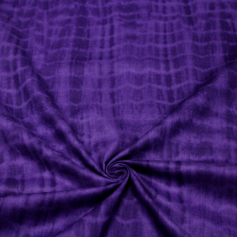 Tissu de coton tie & dye violet - TissusPapi.com