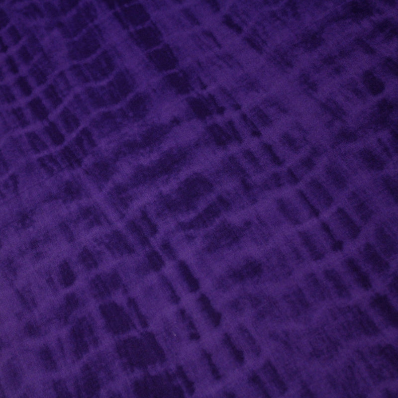 Tissu de coton tie & dye violet - TissusPapi.com