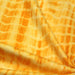 Tissu de coton tie & dye jaune bouton d'or