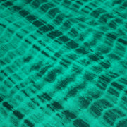 Tissu cotonnade motif TIE & DYE, faux-uni vert émeraude - TissusPapi.com
