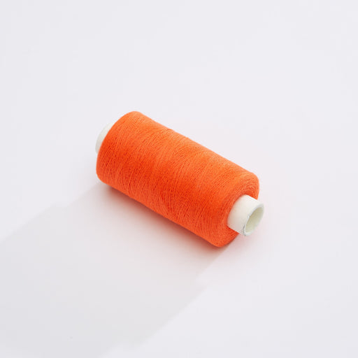 Bobine de fil orange fluo - 500m - Fabrication française - Oeko-Tex - tissuspapi
