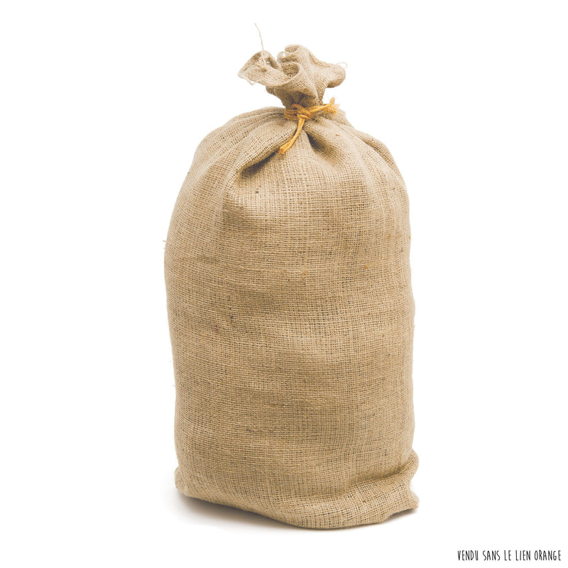 Sac de jute en toile naturelle, 60cm x 110cm - TissusPapi.com