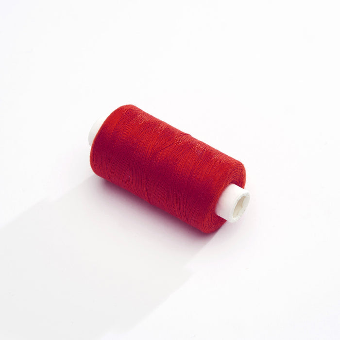 Bobine de fil rouge - 500m - Fabrication française - Oeko- Tex - tissuspapi