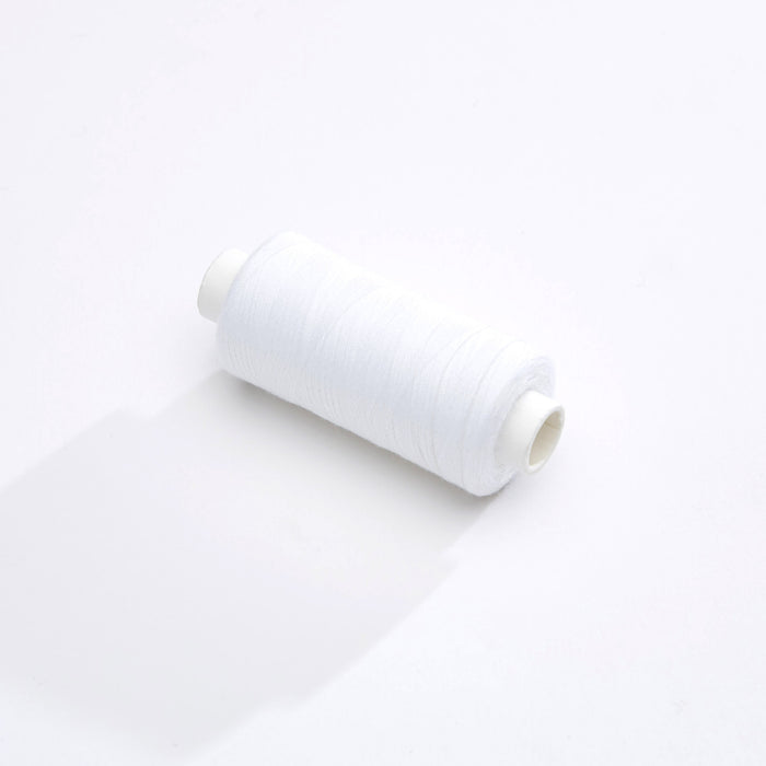 Bobine de fil blanc - 500m - Fabrication française - Oeko-Tex - tissuspapi