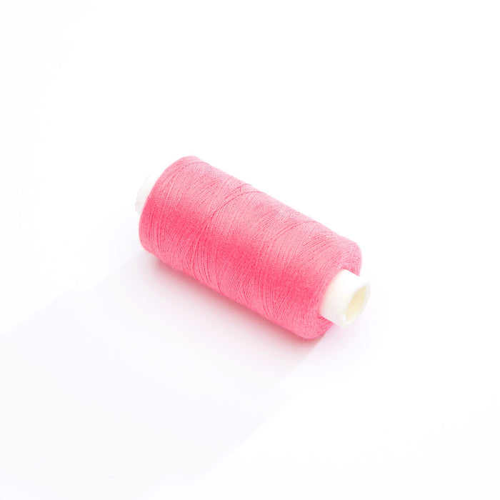 Bobine de fil rose fluo - 500m - Fabrication française - Oeko-Tex - tissuspapi