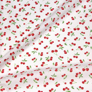 Tissu cotonnade LES PETITES CERISES - OEKO - TEX - TissusPapi.com