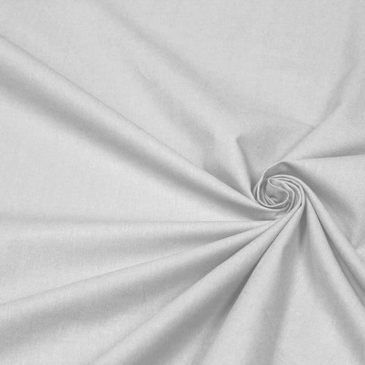 Tissu de coton uni gris clair nuage BENJAMIN - OEKO-TEX® - tissuspapi