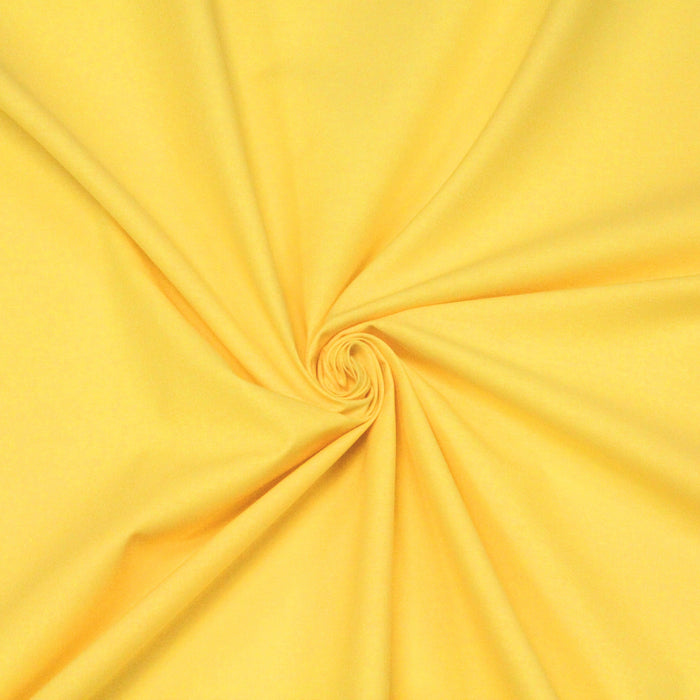 Tissu de coton uni jaune vif BENJAMIN - OEKO-TEX® - tissuspapi
