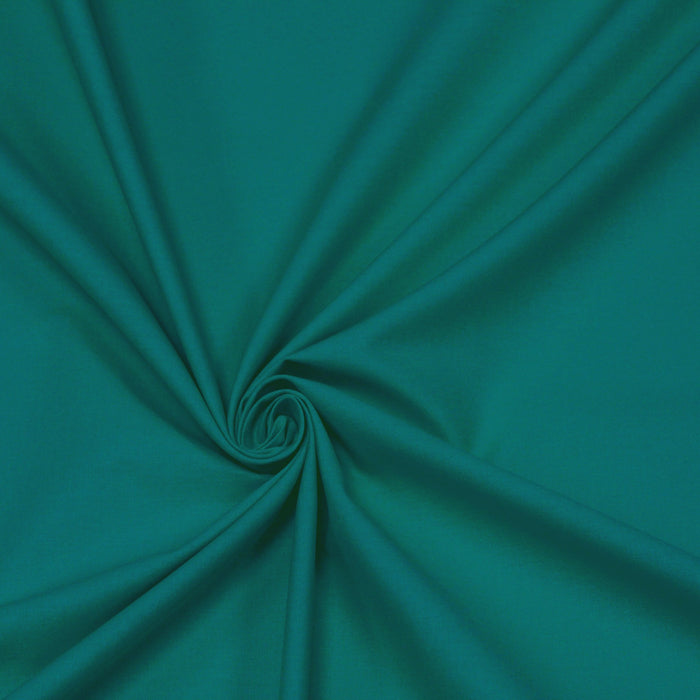 Tissu de coton uni vert canard BENJAMIN - OEKO-TEX® - tissuspapi