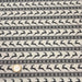 Tissu de coton de Noël scandinave aux rennes & étoiles de neiges gris, fond écru - TissusPapi.com