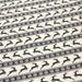 Tissu de coton de Noël scandinave aux rennes & étoiles de neiges gris, fond écru - TissusPapi.com