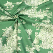 Tissu Toile de Jouy traditionnelle, nombreux fonds très colorés au choix, grande largeur 280cm - OEKO - TEX STANDARD 100 - TissusPapi.com