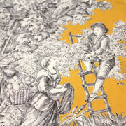 Tissu Toile de Jouy traditionnelle, nombreux fonds très colorés au choix, grande largeur 280cm - OEKO - TEX STANDARD 100 - TissusPapi.com