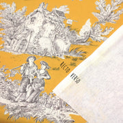 Tissu Toile de Jouy traditionnelle, nombreux fonds très colorés au choix, grande largeur 280cm - OEKO - TEX STANDARD 100 - TissusPapi.com