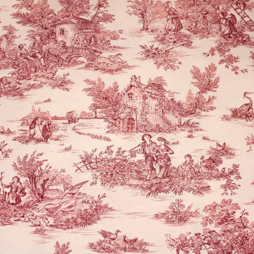 Tissu Coton Imprimé Scènes De Paysage – 2,80 M X 1,10 M – Neuf Pour Couture/déco