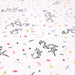 Tissu de coton aux flamants roses, dessin façon origami japonais, fond blanc - OEKO-TEX® - tissuspapi