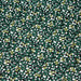 Tissu de coton aux pois verts & blancs, fond bleu marine - OEKO-TEX®