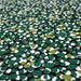 Tissu de coton aux pois verts & blancs, fond bleu marine - OEKO-TEX® - tissuspapi