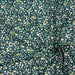 Tissu de coton aux pois verts & blancs, fond bleu marine - OEKO-TEX®