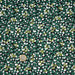 Tissu de coton aux pois verts & blancs, fond bleu marine - OEKO-TEX®