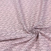 Tissu de coton aux chevrons noirs, fond rose pâle - OEKO-TEX®