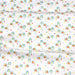 Tissu de coton aux arcs-en-ciel dessinés, fond blanc - OEKO-TEX®