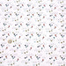 Tissu de coton aux motifs abstraits verts, bleus & noirs, fond blanc - OEKO-TEX®