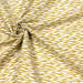 Tissu de coton aux gouttes blanches, fond ocre - OEKO-TEX®