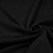Tissu Drap de laine noir, fabrication italienne - TissusPapi.com