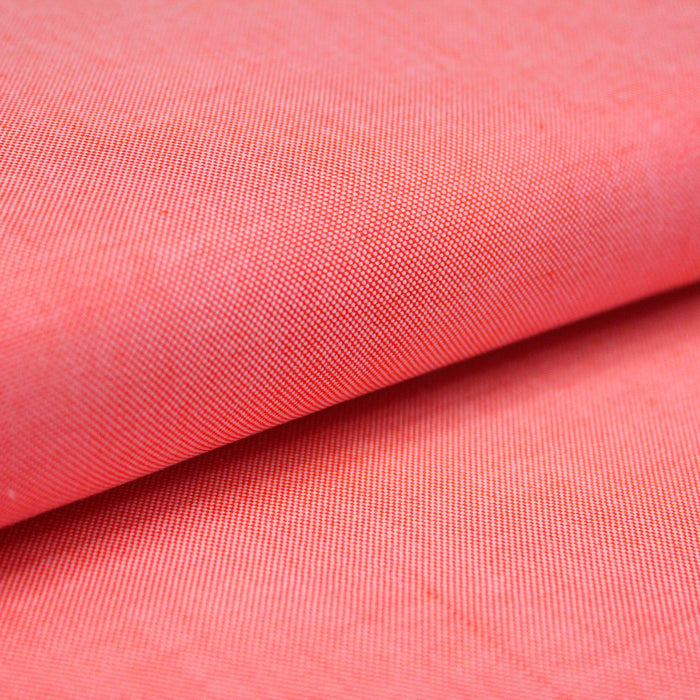 Tissu oxford 100% coton rouge