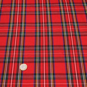 Tissu écossais, authentique TARTAN "Royal Stewart" rouge - TissusPapi.com