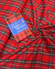 Tissu écossais, authentique TARTAN "Royal Stewart" rouge - TissusPapi.com