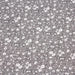 Tissu de coton VICTOIRE aux fleurs blanches, fond gris - Oeko-Tex - tissuspapi