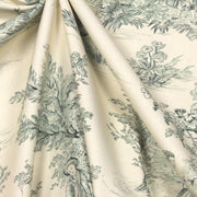 Tissu coton épais demi - natté TOILE DE JOUY, grande largeur 280cm : bleu, vert, rouge, noir - OEKO - TEX - TissusPapi.com