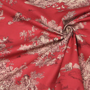 Tissu Toile de Jouy traditionnelle, nombreux fonds très colorés au choix, grande largeur 280cm - OEKO - TEX STANDARD 100 - TissusPapi.com