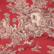 Tissu Toile de Jouy traditionnelle, nombreux fonds très colorés au choix, grande largeur 280cm - OEKO - TEX STANDARD 100 - TissusPapi.com
