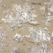 Tissu Toile de Jouy traditionnelle, nombreux fonds très colorés au choix, grande largeur 280cm - OEKO - TEX STANDARD 100 - TissusPapi.com