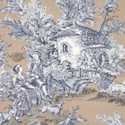 Tissu Toile de Jouy traditionnelle, nombreux fonds très colorés au choix, grande largeur 280cm - OEKO - TEX STANDARD 100 - TissusPapi.com