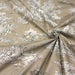 Tissu de coton demi-natté toile de Jouy traditionnelle, grande largeur 280cm, fond grège & motif noir et blanc - Oeko-Tex