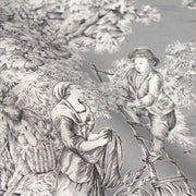 Tissu Toile de Jouy traditionnelle, nombreux fonds très colorés au choix, grande largeur 280cm - OEKO - TEX STANDARD 100 - TissusPapi.com